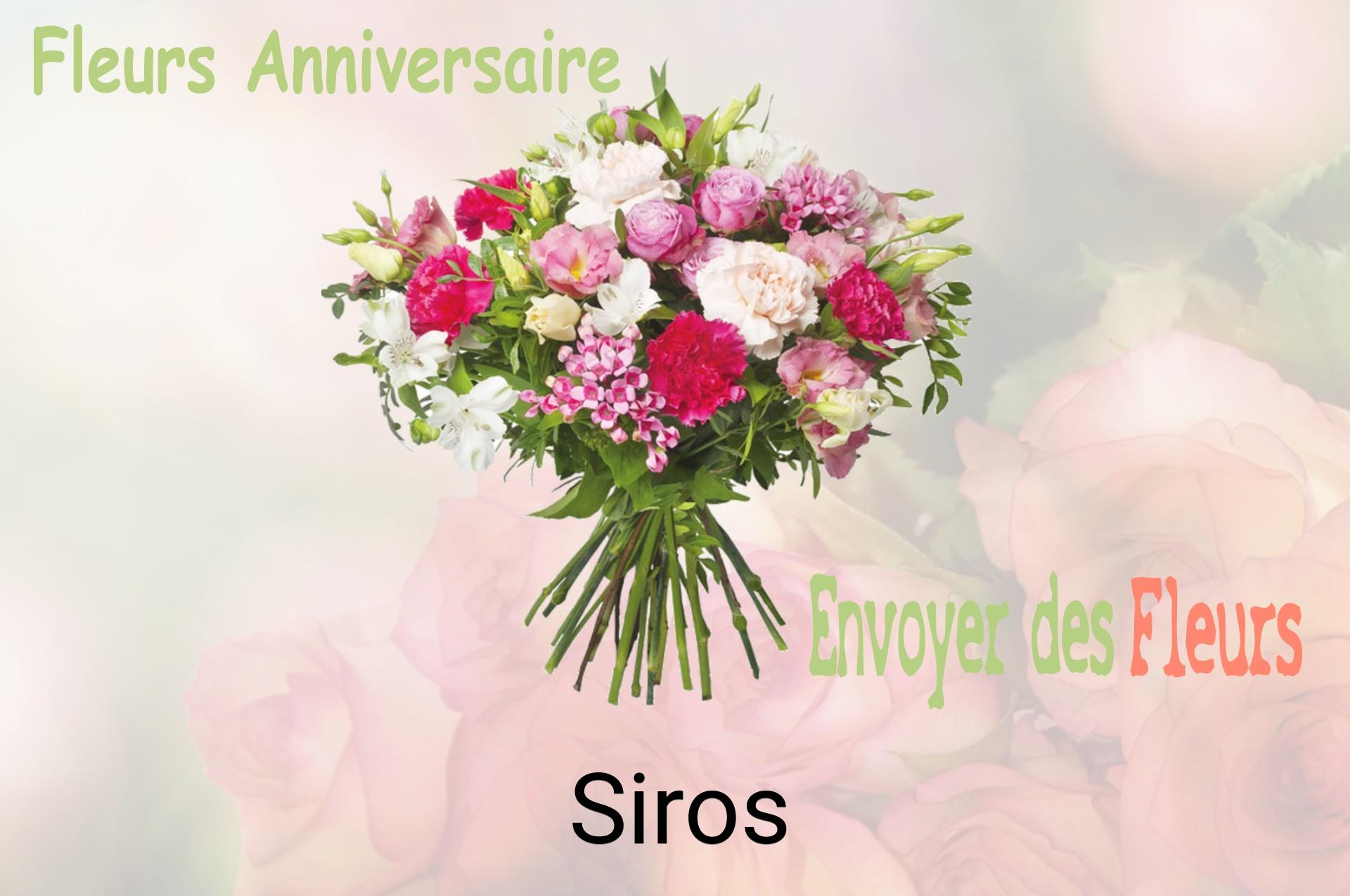 Bouquet de fleurs d’anniversaire livré à Siros